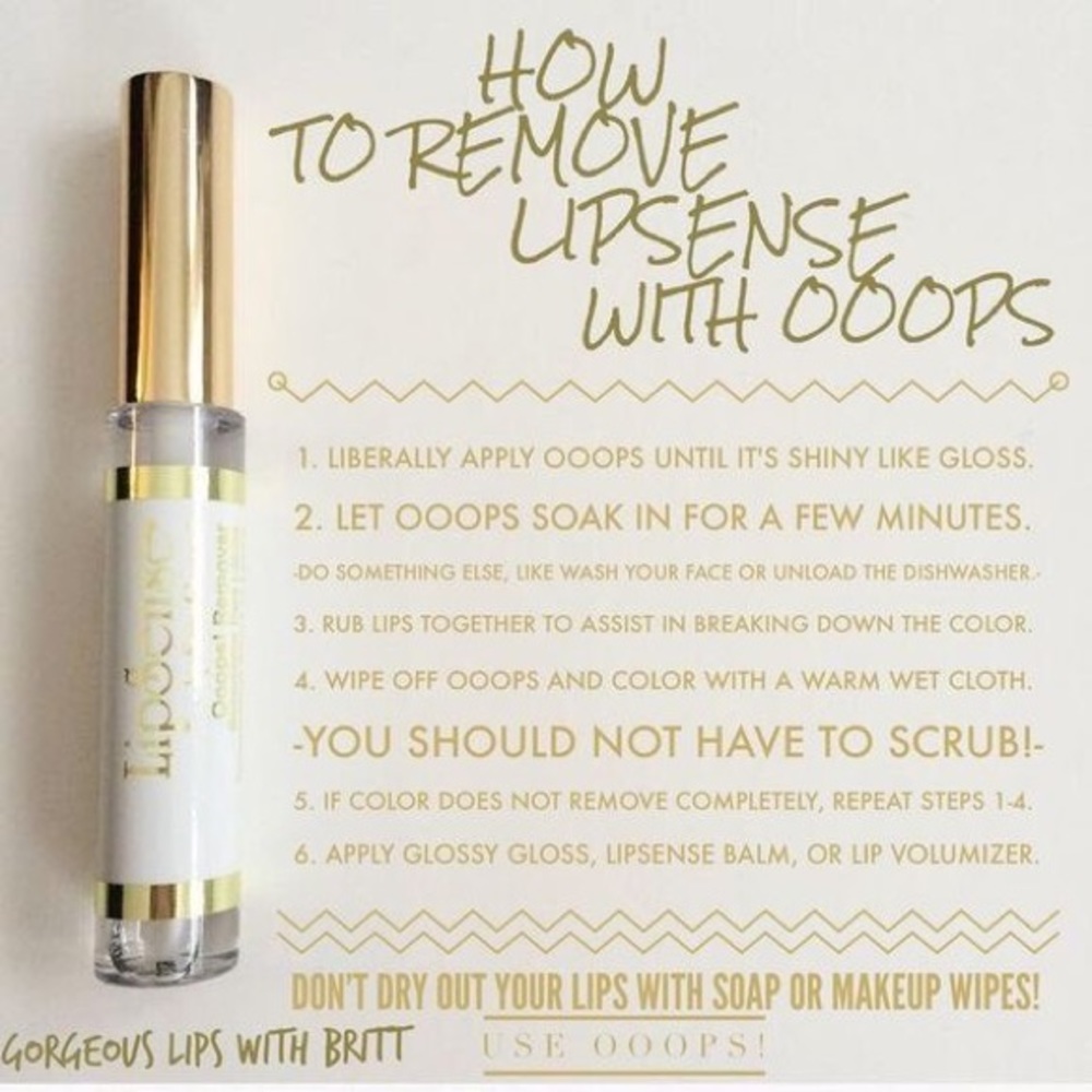 LipSense oops remover